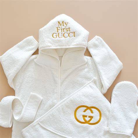 baby gucci bathrobe|gucci bodysuit for women.